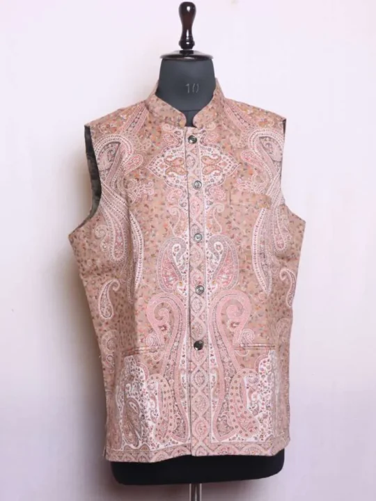 Stylish Kani Men's Waist Coat | Nehru Jacket - Sonwar Collection