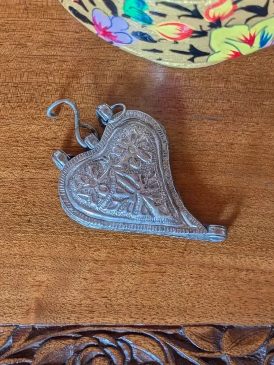 Heart Shaped Antique Pendant | Heritage Accessory