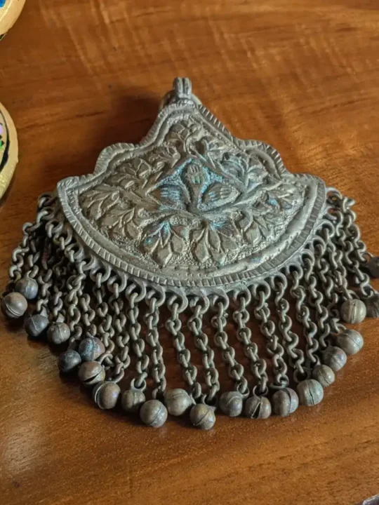 Handcrafted Kashmiri Pendant with Unique Engravings | Regal Treasure