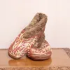 Brown Leather Socks with Brownn Fur and Ari Embroidery (6) - Bakhtawar