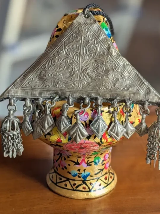 Antique Triangle Pendant with Intricate Engravings | Heritage Collection