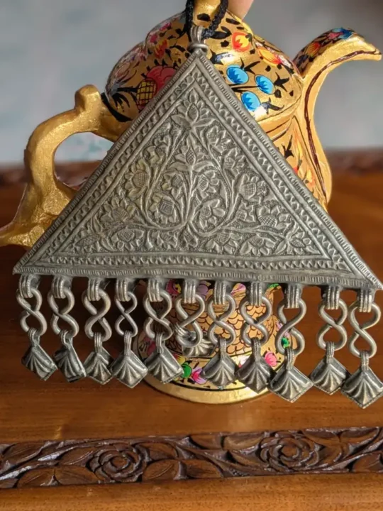 Handcrafted Kashmiri Pendant with Unique Heritage Design | Vintage Style