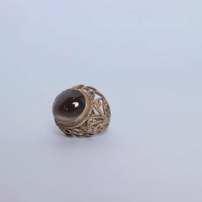 Antique Kashmiri Natural Ring with Stunning Gemstone Accents | Traditional Jewelry - Image 4