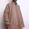Medium Brown Lakeer Tweed Men Pheran | Feran | Phiran