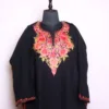 Black Cashmilon Pheran with Elegant Aari Work | Baghi-Mehtab Collection