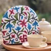 Kashmiri Tea Cozy With Hand Crewel Embroidery | Floral Baghat