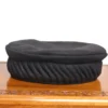 Black Twisted Design Pakol Cap