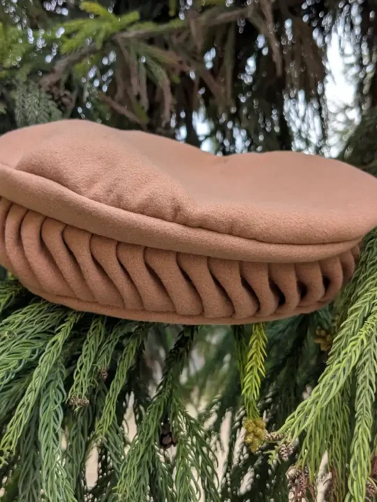 Golden Brown Pakol Zig Zag Cap | Afghani Style