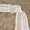 White & Golden Designer Tilla Patch With Border, Pocket and Sleeves Lace – Koraab Collection