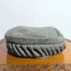 Grey Twisted Design Pakol Cap