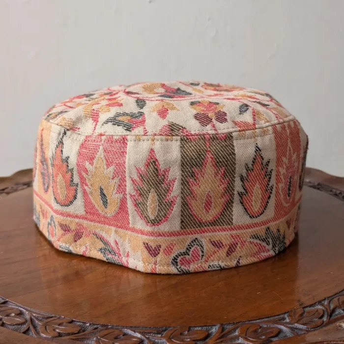 Beighi Mirza Kashmiri Traditional Creamy Kani Cap
