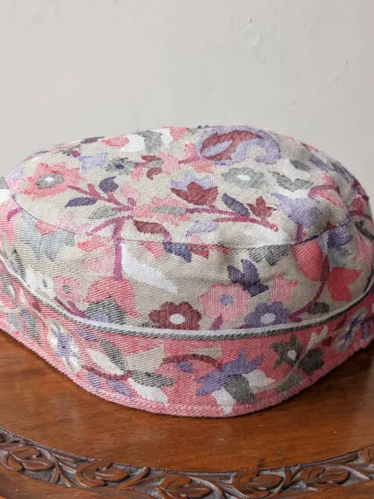 Mirza Habib White Kashmiri Kani Cap