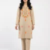 2PC Kashmiri Unstitched Cotton Suit With Boothi Ari Work - Dal Gate Collection