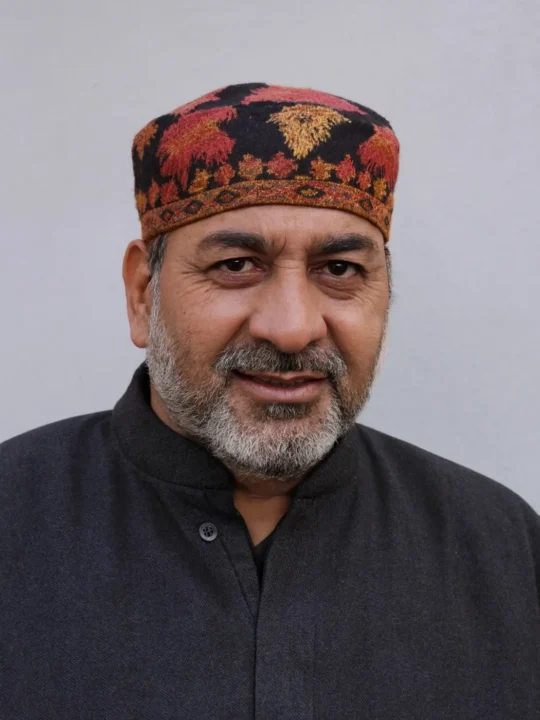 Black Chinari Kani Cap Ze Border