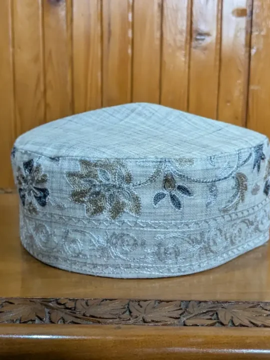 Nishat Bagh Toosha Cap with Aari Work