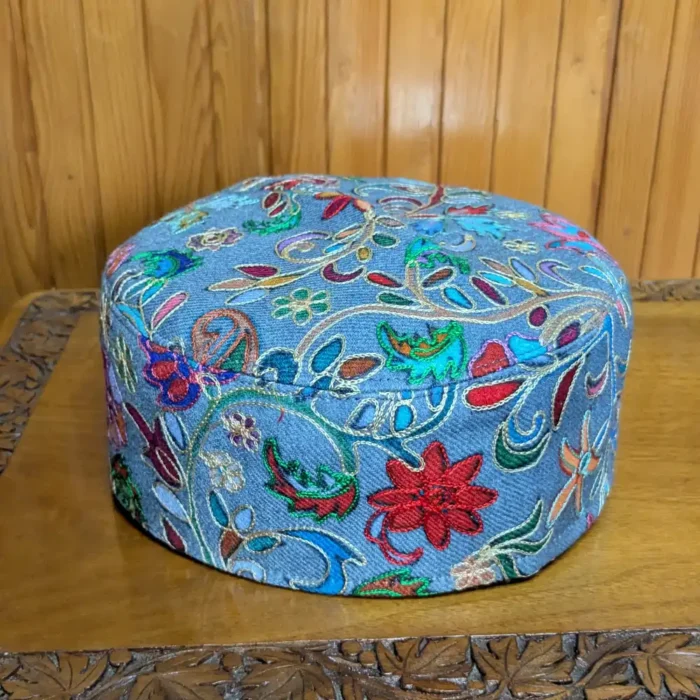 Nishat Bagh Toosha Cap with Kalamkari Work