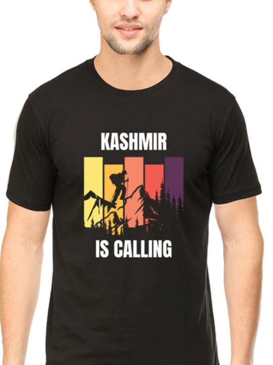 Kashmir Is Calling Black T-Shirt