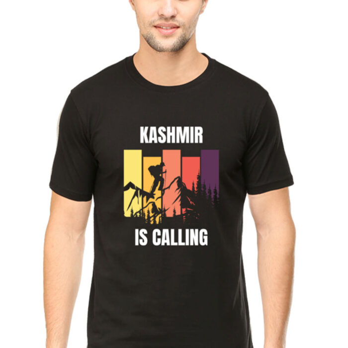 Kashmir Is Calling Black T-Shirt