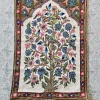 Exquisite Threadwork Chain Stitch Birds on Tree Wall Hanging (3x2 ft)
