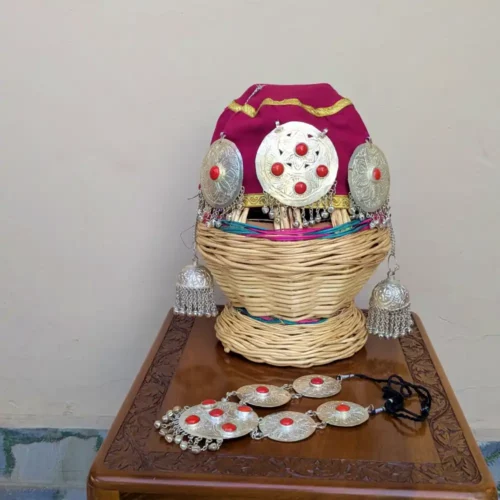 Zooni Kasaba | Ethnic Kashmiri Head Cap for Women with Embellishments