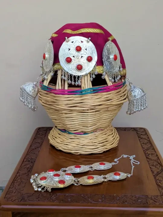 Shahi Kasaba | Kashmiri Traditional Cap with Jewelry