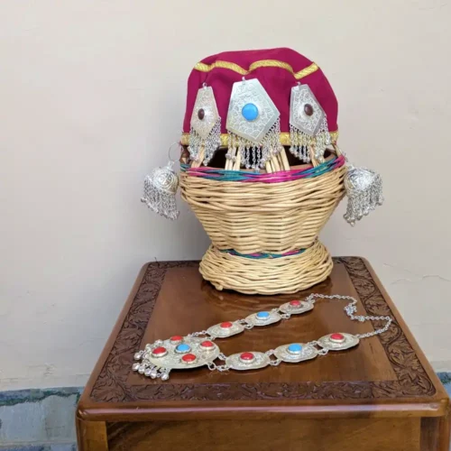 Beautiful Kasaba | Kashmiri Bridal Headwear with Traditional Ornaments
