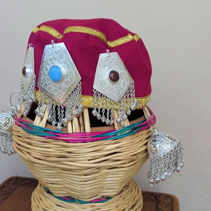 Beautiful Kasaba | Kashmiri Bridal Headwear with Traditional Ornaments - Image 2