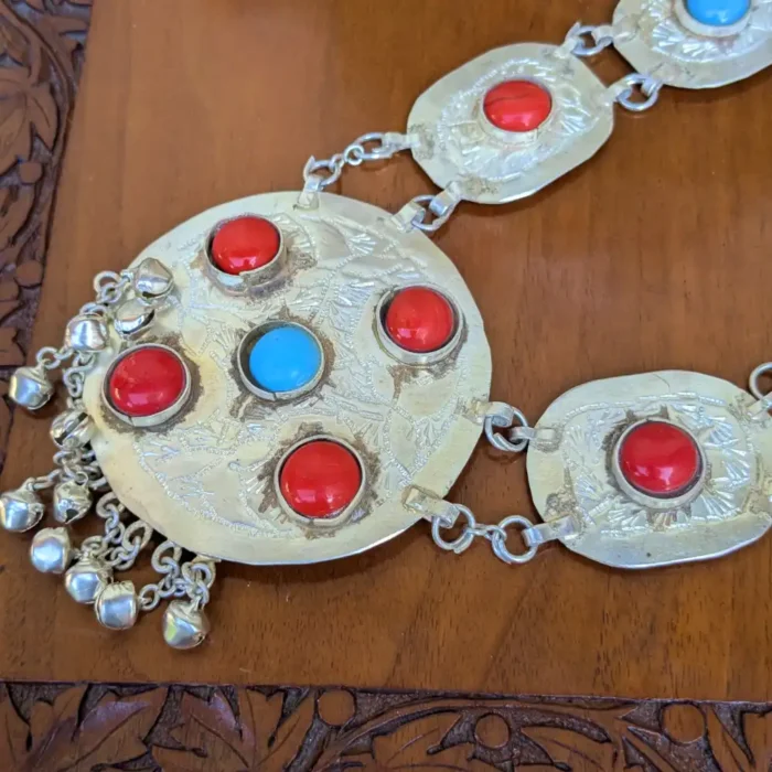 Beautiful Kasaba | Kashmiri Bridal Headwear with Traditional Ornaments - Image 4