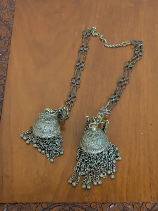 Over-the-Head Kashmiri Kanavaji | Traditional Vintage Earrings with Ethnic Charm
