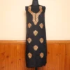 Black Aari Worked 2pc Summer Cool Suit | Dal Jheel Collection