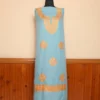 Kashmiri Sky Blue 2pc Aari Suit in Summer Cool Fabric | Dal Jheel Collection