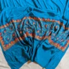 Blue Hand Sozni Paper Machie Work Kashmiri Saree
