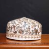 Wadi-i-Hunar White Kashmiri Aari Worked Toosha Cap