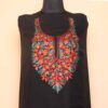 Kashmiri 2PC Summer Cool Black Unstitched Fabric with Aari Embroidery - Zikrejaan Collection