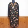 Black All Over Aari Work Georgette Kurti with Kashmiri Elegance – Gulbanoo Collection