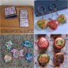 Paper Machie Elegance Bundle | Gift Set | Coaster Set, Keychain, Ring Box, and Magnets