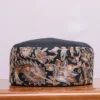 Sitar Bagh Black Aari Embroidered Toosha Cap from Kashmir Valley