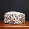Nauroz Bagh White Elegant Toosha Cap with Kashmiri Aari Work
