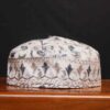 Haji Faizullah – Kashmiri White Toosha Cap with Aari Embroidery