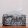 Bazm-i-Gul – Grey Color  Toosha Cap from Kashmir with Aari Work