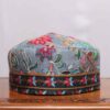 Miraj Kashmiri Grey Toosha Cap with Traditional Kalamkari Work