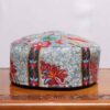 Grey Color Bazm Kashmiri Toosha Kalamkari Cap