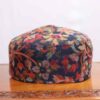 Hazratbaghi Blue Authentic Kashmiri Kani Cap from the Valley