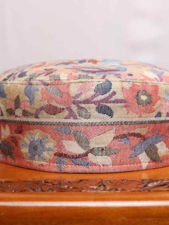 Shaam-i-Kani Kashmiri Cap in Multicolour Kani Design