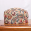 Muneer Saheb Beige Color Kashmiri Kani Cap with Timeless Detailing