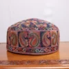 Badaam Bagh Blue Kani Cap in Heritage Weave