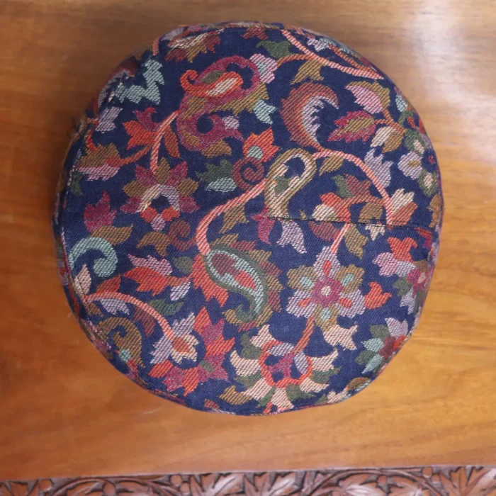 Hazratbaghi Blue Authentic Kashmiri Kani Cap from the Valley - Image 3
