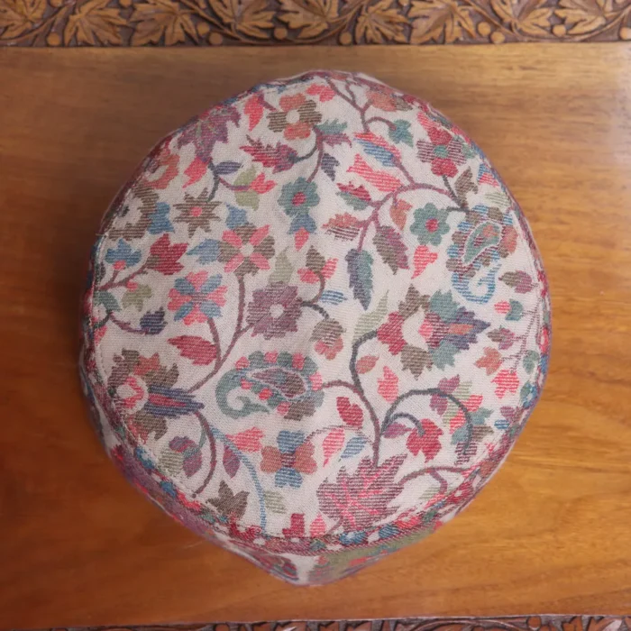 Khwaja Rafiq White Badaami Kani Cap - Image 3