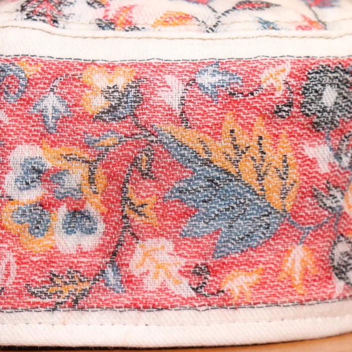 Safed Bahaar-e-Kani Kashmiri Cap in Classic Kani Weave - Image 2