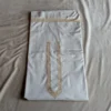 Creamy Kashmiri Ruby Cotton Kurta Pyjama for Men with Fine Sozni Hand Embroidery